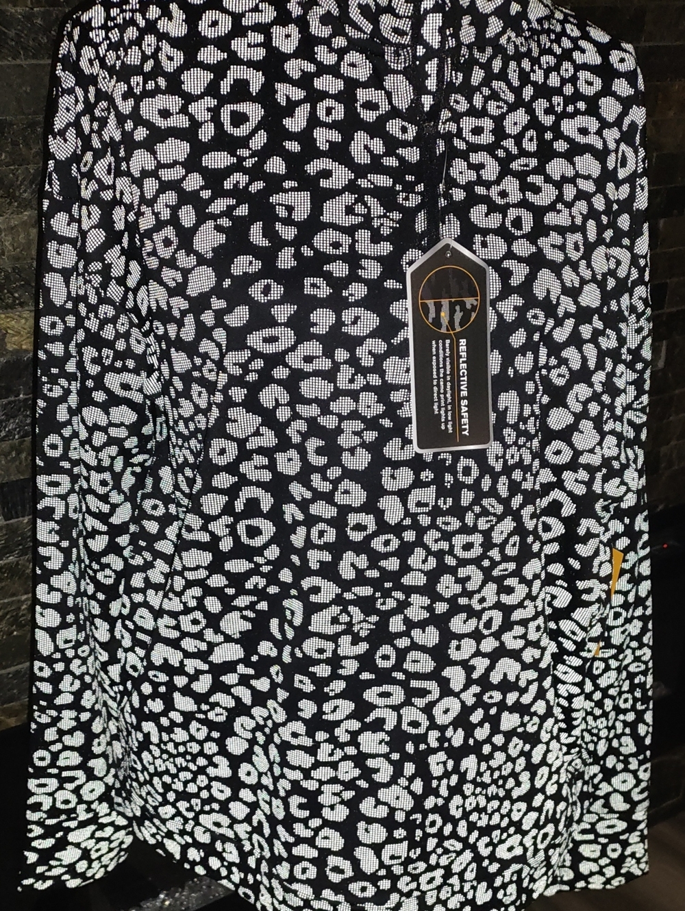 Black and White Animal Print Women's Skirt